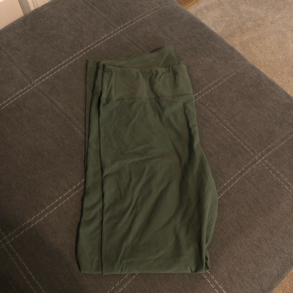 LulaRoe - Green Leggings - TC
